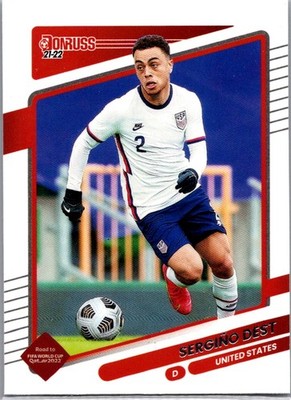2021-22 Donruss Road to FIFA World Cup #162 Sergino Dest United States bx2