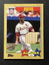 2022 Topps #87ASR-OS Ozzie Smith 1987 35th All-Stars Relic