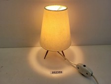 Tischlampe Holz Papier Metall 50-60er Jahre Mid-Century DDR Beleuchtung #262355