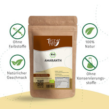 Tasty Pott Bio Amaranth Vollkorn 1Kg Vorratsbeutel Vegan Körner Backen Müsli