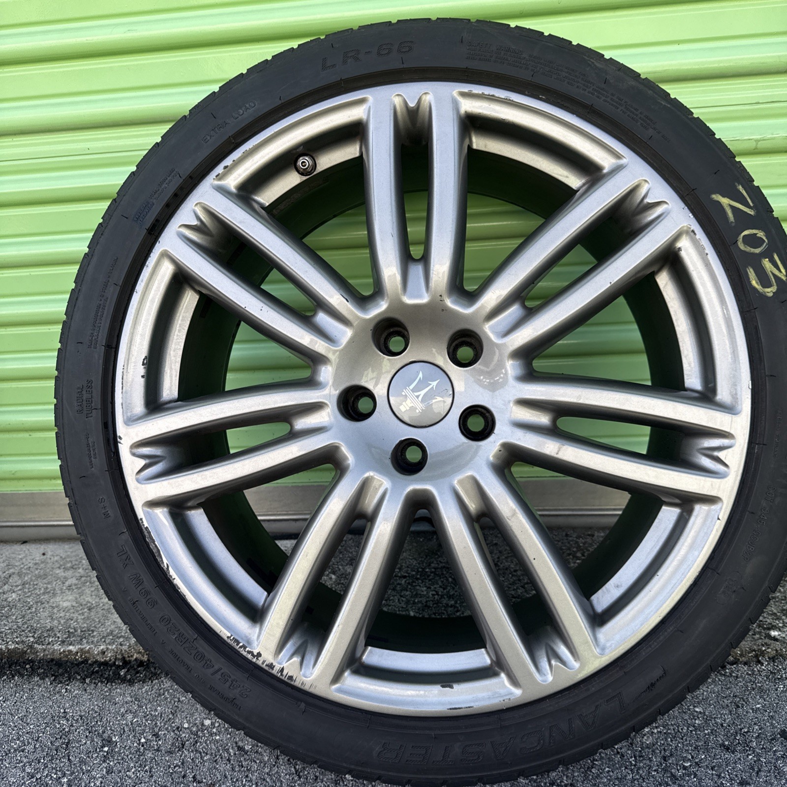 14-24 MASERATI GHIBLI - FACTORY 20" INCH REAR ALLOY WHEEL RIM 10.5Jx20H2 OEM 203