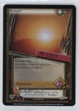 2001 Buffy the Vampire Slayer CCG Pergamum Prophecy Foil Thomas Moran Sunset