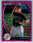 2021 Panini Prizm Draft Picks Bryan Woo Pink Velocity Prizm #PDP174