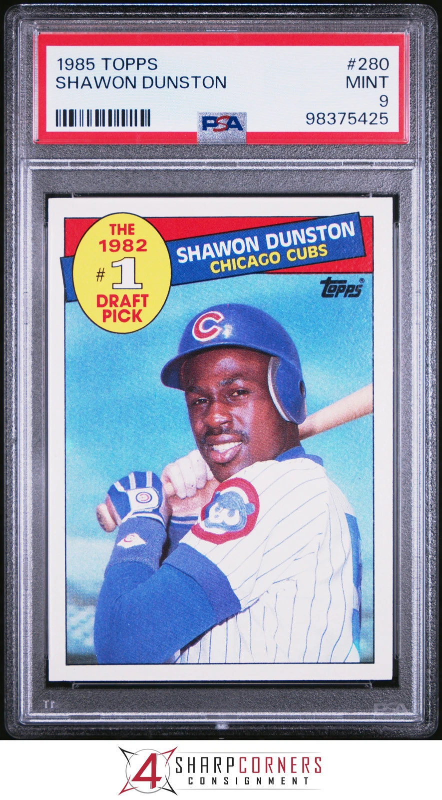 Shawon Dunston trading card