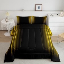 Geometric Abstract Ombre Bedding Bed Set Men Adults Teens Yellow King Multi 17