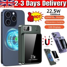 Magsafe Power 10000mAh Bank Charger Portable Magnetic Battery Pack For iPhone UK
