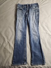 Ariat Real Jeans Bootcut Womens Size 29R 29x31 Medium Wash Western Mid Rise EUC