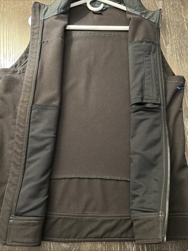 Kuhl Jacket Born In The Mountains Vest Mens Large Black Full Zip Outdoor Utility - Picture 5 of 11
