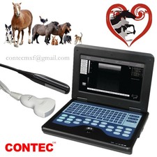 Portable Ultrasound Scanner Veterinary Laptop Machine,Convex+Rectal 2 Probes