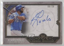 2017 Topps Museum Collection Archival Gold 6/25 Kendrys Morales #AA-KMO Auto 0e5