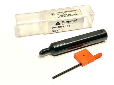 NEW DÜMMEL / EVEREDE 609.0016.1ST INDEXABLE TOOL HOLDER GROOVING/BORING