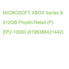 MICROSOFT XBOX Series S 512GB Projekt Retail (P) EP2-10060 (0196388421442)