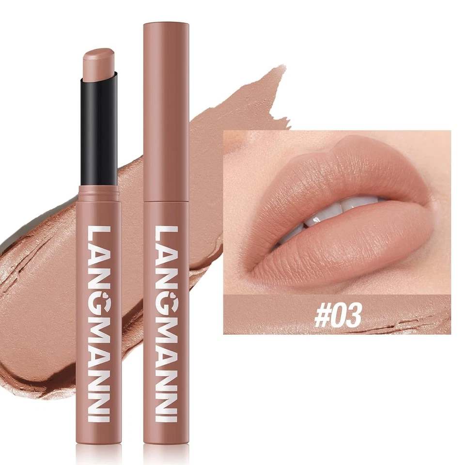 Luxurious Matte Lipstick - Waterproof, High Pigment, Feels Comfortable On Lips - Image 4 of 4