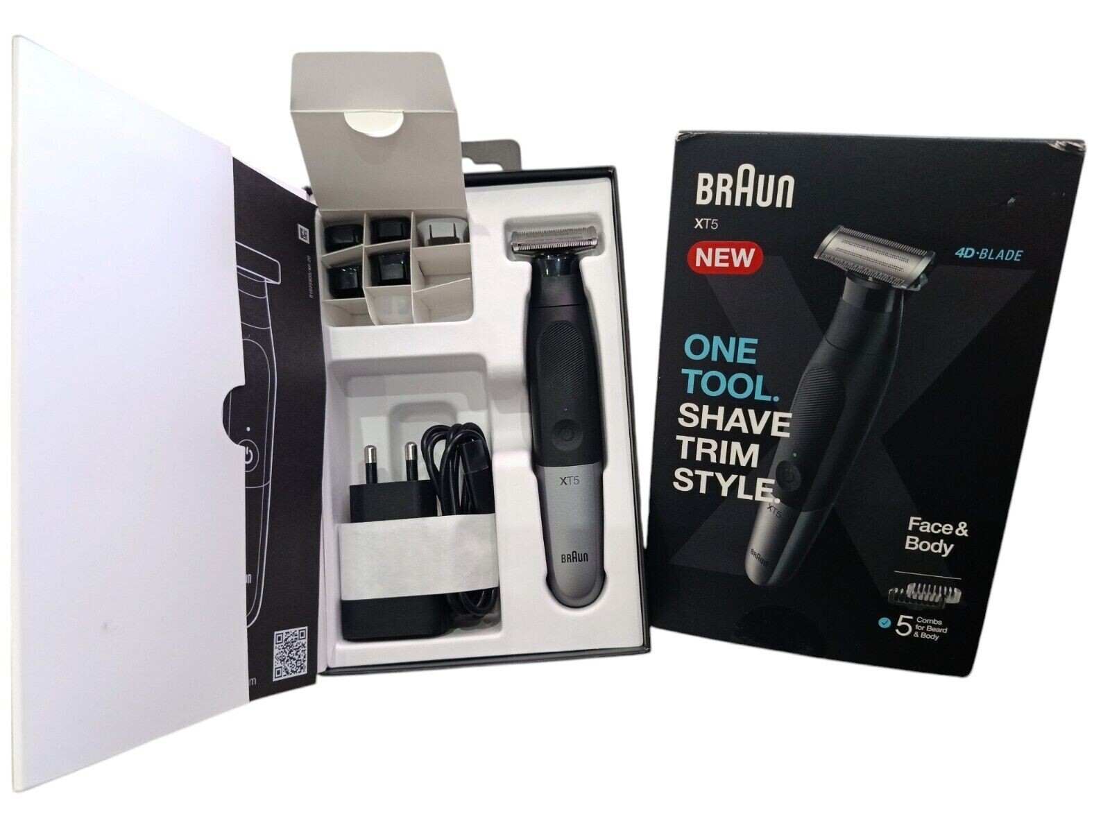 Braun Series XT5 Beard Trimmer XT5100 All In One Grooming Open Box New Other