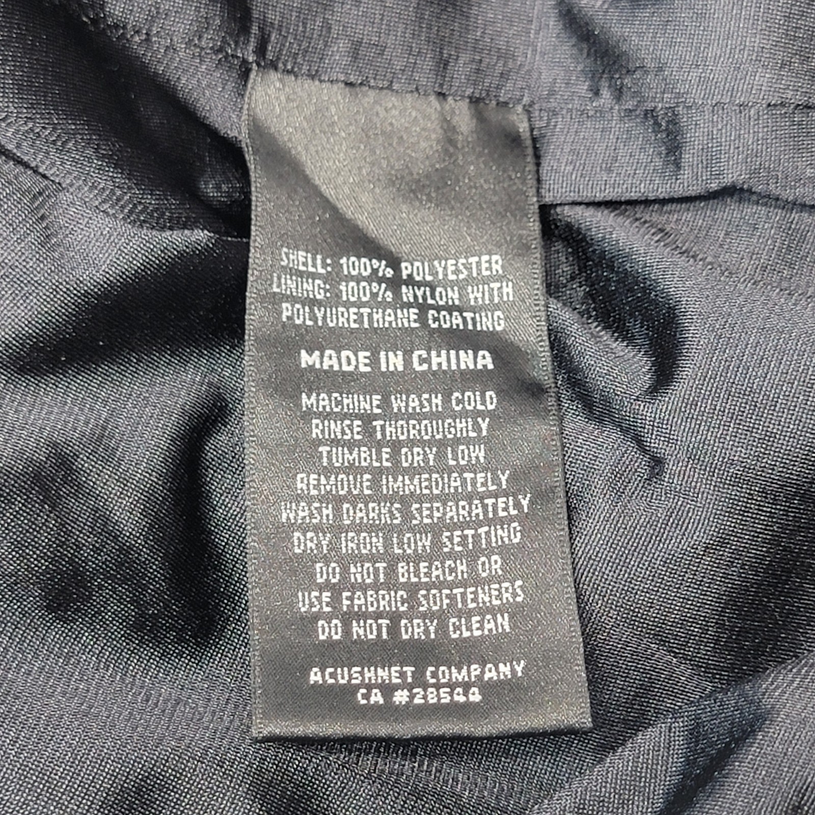 Footjoy Dryjoys Jacket Mens L Black 1/2 Zip Snap Short Sleeve Golf Windbreaker