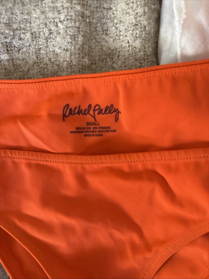 Rachel pally 橙色头巾比基尼 M 上衣 s 底部 — 第 2/4 张图片