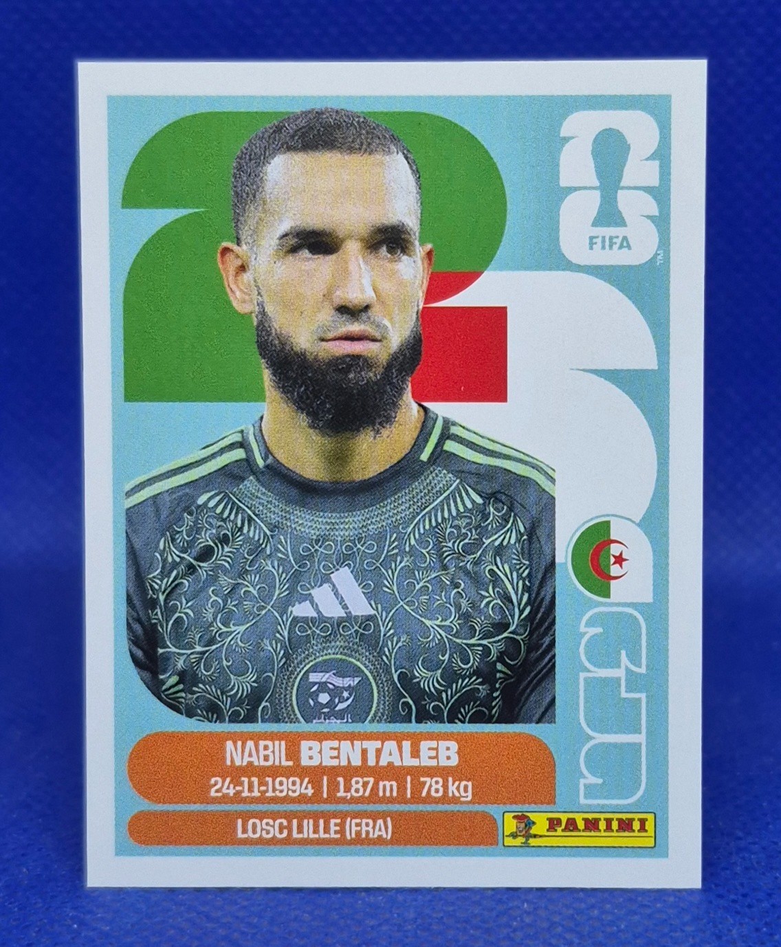 2026 Panini FIFA World Cup Sticker Nabil Bentaleb #ALG 12 - Algeria