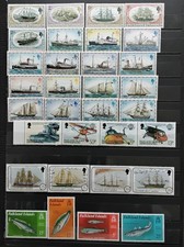 Stamps of the Falkland Islands, Ascension, Tristan da Cunha - 51 stamps