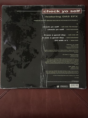 ICE CUBE feat. DAS EFX - CHECK YO SELF 1993 US OOP SEALED 12" VINYL Billboard #1 - Bild 11 von 12