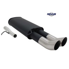 Novus Sport Auspuff Endschalldämpfer 2x76 rund DTM für VW Passat 3B 3BG 3B2 3B3