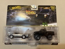 2026 Hot Wheels Premium 2 Pack Back to the Future Time Machine Toyota Pickup