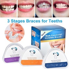 ~3 Stages Dental Orthodontic Teeth Corrector Braces New Adults Trainer Alignment