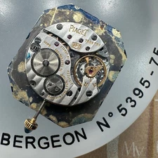 Piaget 9P2 watch movement not working + crown dial and hands original