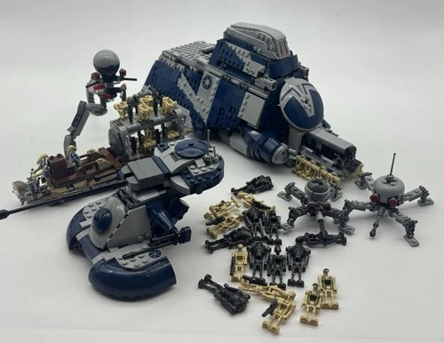 LEGO Star Wars Battle of Felucia Separatist MTT, ATT, Droid Carrier Droid Lot