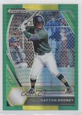 2021 Panini Prizm Draft Picks Green & Yellow Hyper Dayton Dooney #PDP169 0l44