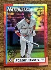 2025 Topps Update Series - 1990 Topps Baseball Robert Hassell III #U90-41 (RC)