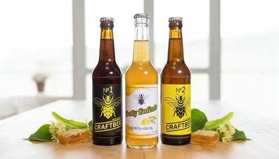 🍺 24 Flaschen Bier Honigbier & Honig-Limonade – CRAFTBEE – komplette Kiste