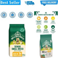 Dog Senior Hypoallergenic Dry Food Small Breed Turkey and Rice 1.5 kg 11.99 per kilo