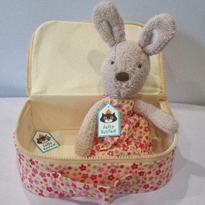 Jellycat Beatrice Hase und Hülle Neu Mit Etikett Ultra Rare Tasche