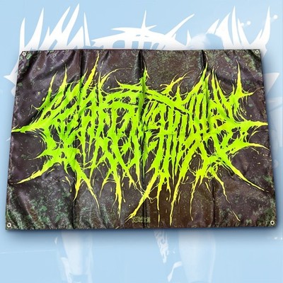 CREPITATION - Logo - Wall Flag / Textile Poster