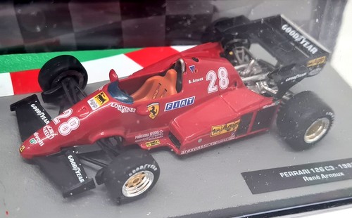 Atlas 1/43 - Ferrari 126 C3 Rene Arnoux 1983 Diecast Model F1 Car - Imagen 2 de 3
