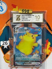 2023 Pokemon Chinese Card Surfing Pikachu VMAX CSDC 022/024 Holo Grade 10 #26