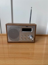 Bush Wooden DAB Radio Portable - DAB1207 + Mains Lead - Tested used condition