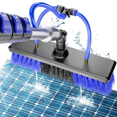 20FT Water Fed Solar Panel Cleaning Kit, Telescopic Solar Panel Cleaning Brus...