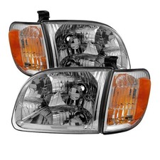 For 2000-2004 Toyota Tundra Headlights Corner Lights Left Right Side Set 4
