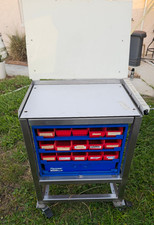 Usa Made Rolling Tool Cart Chest Parts Bin-hd Fastenal Stainless Snap On Drawers