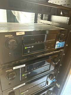 Denon AVR X1100W 7.2 A/V Receiver HDMI Dolby/DTS AM/FM Streaming Black