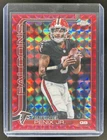 2025 Topps Chrome Michael Penix Jr. Red Geometric Refractor #/5 Falcons
