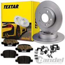 TEXTAR BREMSSCHEIBEN 240mm + BELÄGE HINTEN passend für OPEL CORSA C + TIGRA TT