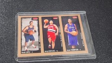 2008-09 Fleer - Brook Lopez, Jerryd Bayless, Jason Thompson #239 (RC)