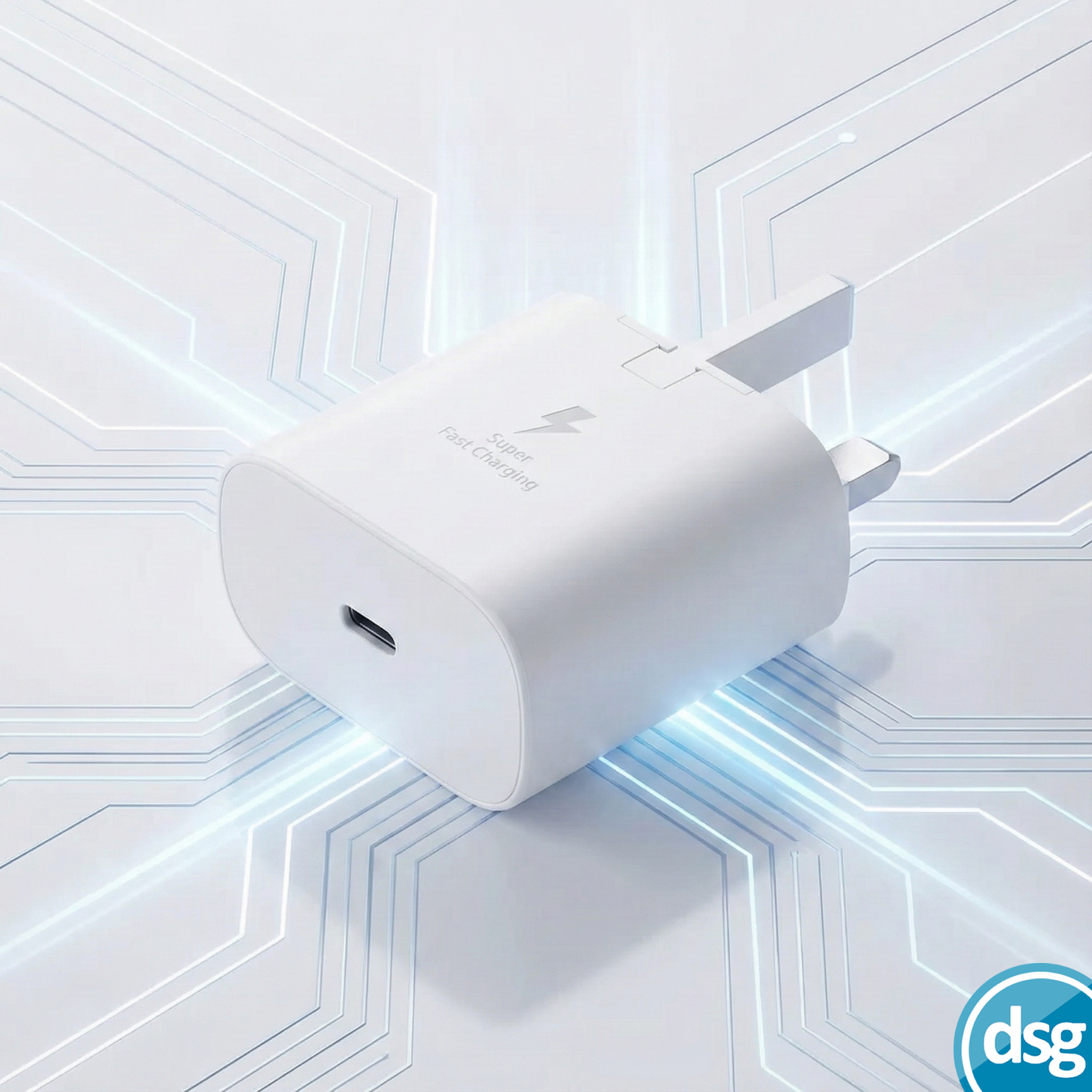 Official Samsung 25W Adaptive Fast PD Charger - White