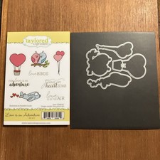 Taylored Expressions Love Is An Adventure Stamp Die Set Combo Birds Travel
