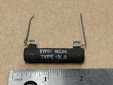 (1 PC)   TRW   1-3-4A1R5    INDUCTIVE WIRE WOUND FIXED RESISTOR