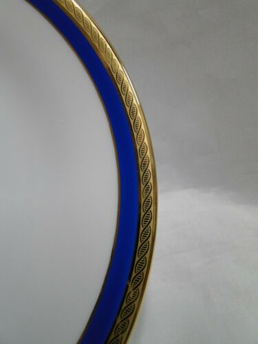 Richard Ginori Palermo blau, gold verkrustet: Salatteller (n), 7 3/4" - Bild 2 von 4