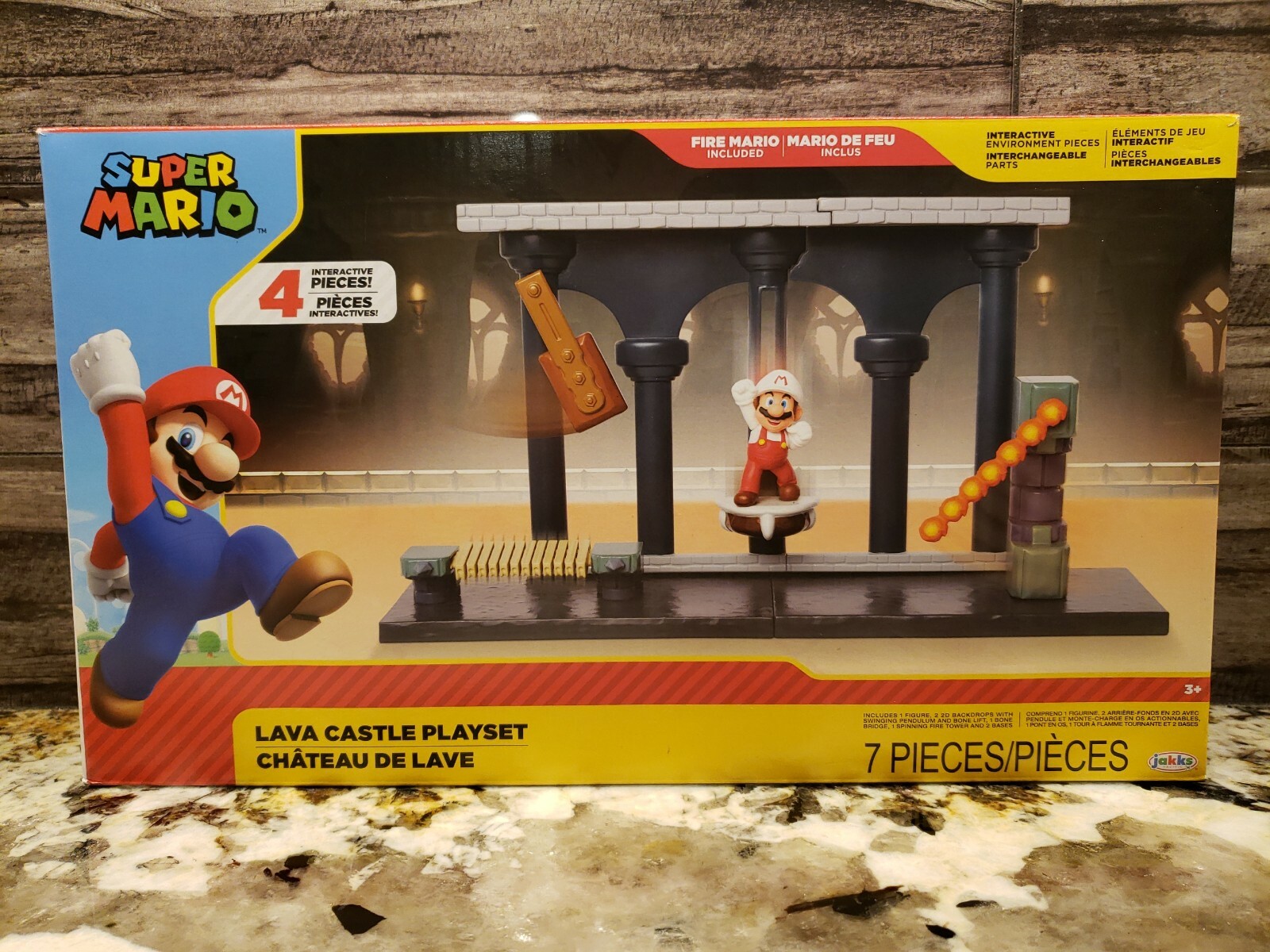 world of nintendo super mario mushroom kingdom castle playset