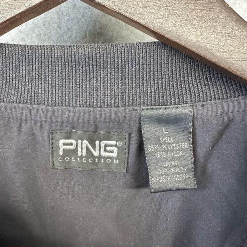 Ping Mens Golf Jacket Size Large V-Neck Lightweight Long Sleeve - Picture 7 of 8